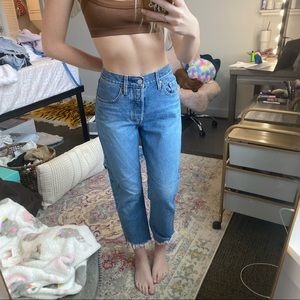 Levi’s 501 High-Waist Cut-off Jeans